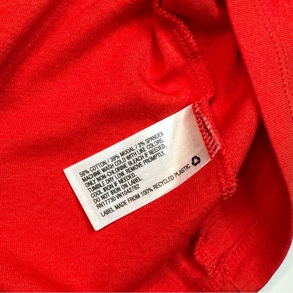 a new day Scoop Neck Sleeveless Red T-Shirt L - Picture 8 of 8